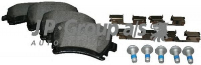JP GROUP 1163705410 -  Комплект тормозных колодок, дисковый тормоз